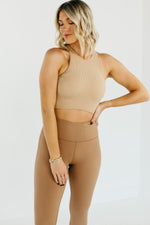 The Micah Ribbed Crop Tank Top - FINAL SALE