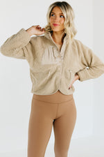 The Rikki High Neck Sherpa Jacket