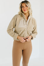 The Rikki High Neck Sherpa Jacket