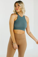 The Micah Ribbed Crop Tank Top - FINAL SALE