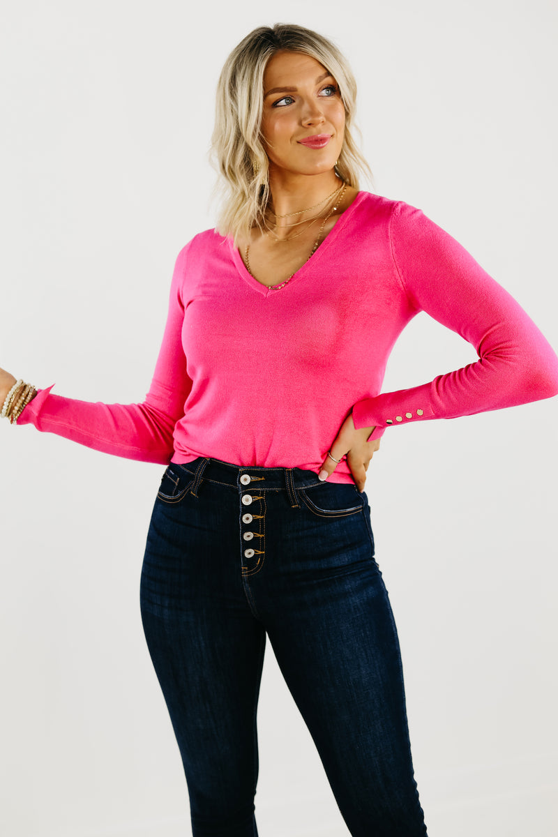 The Kathleen V Neck Sweater - FINAL SALE