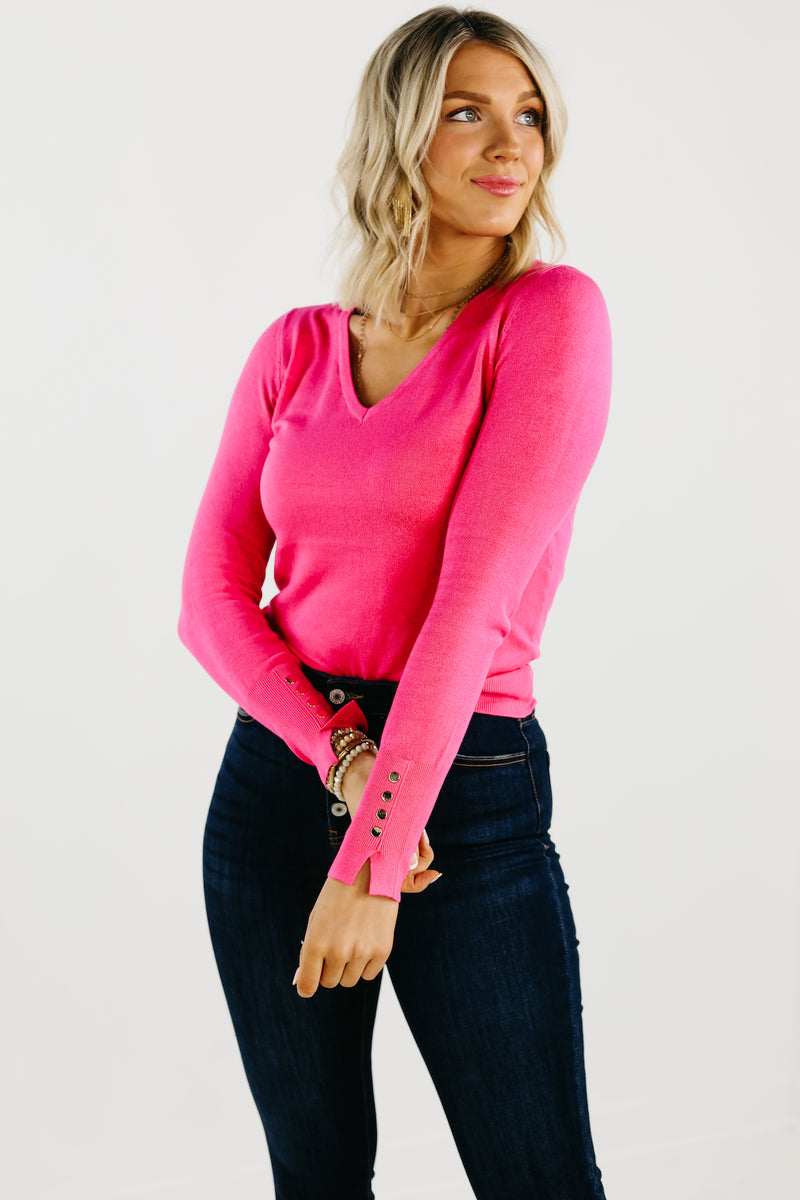 The Kathleen V Neck Sweater - FINAL SALE