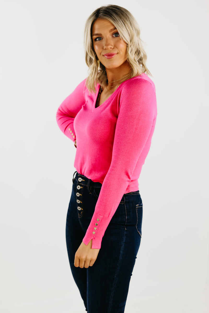 The Kathleen V Neck Sweater - FINAL SALE