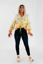 The Aurora Floral Peasant Blouse - FINAL SALE