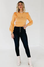 The Baxter Ribbed Crew Neck Top - FINAL SALE