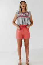 The Misty Tie Front Shorts