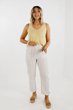 The Daniel Striped Linen Pants - FINAL SALE