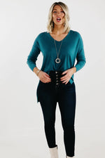 The Noah Ribbed Hem Seam Sweater