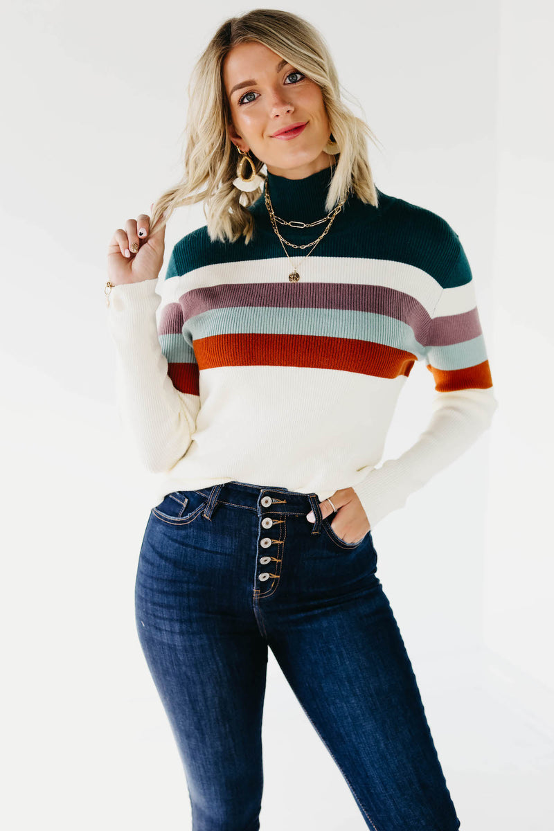 The Jonah Mock Neck Sweater