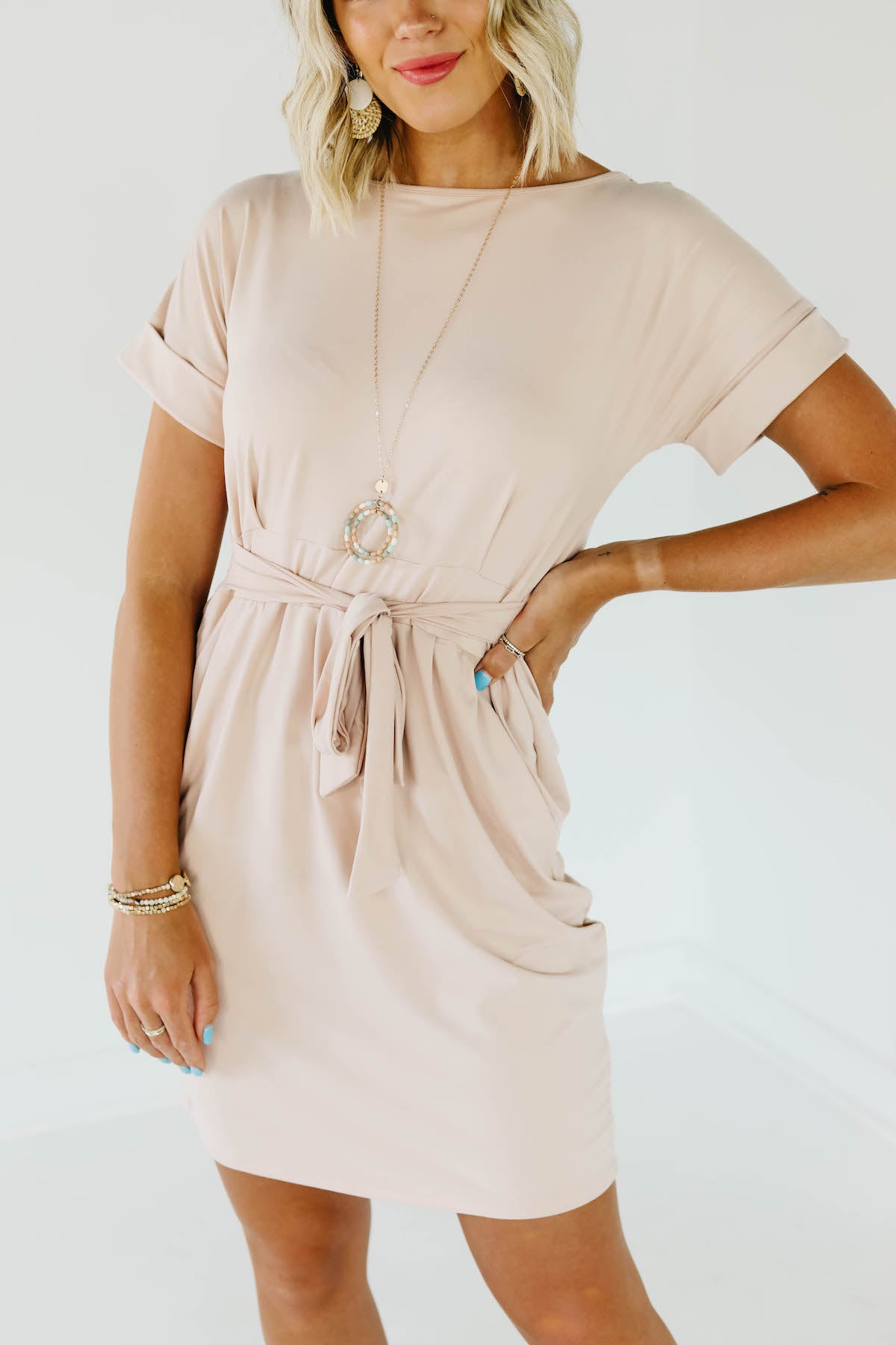 The Lacey Round Neck Dress