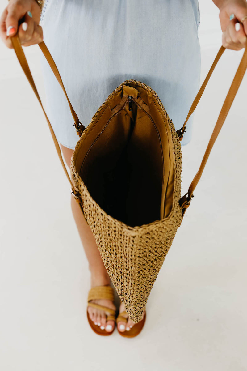 The Sandra Woven Tote Bag