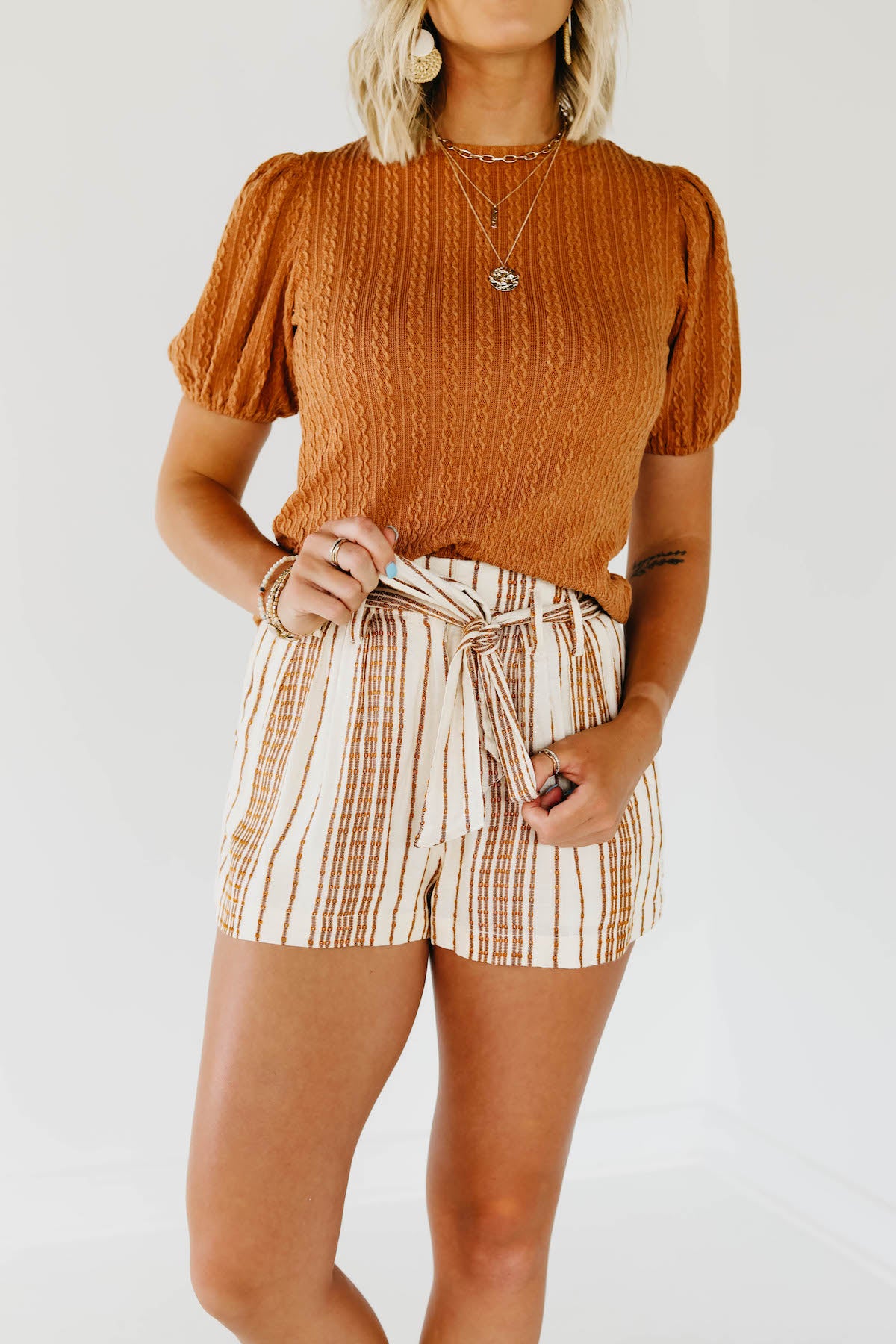 The Abigail Embroidered Shorts