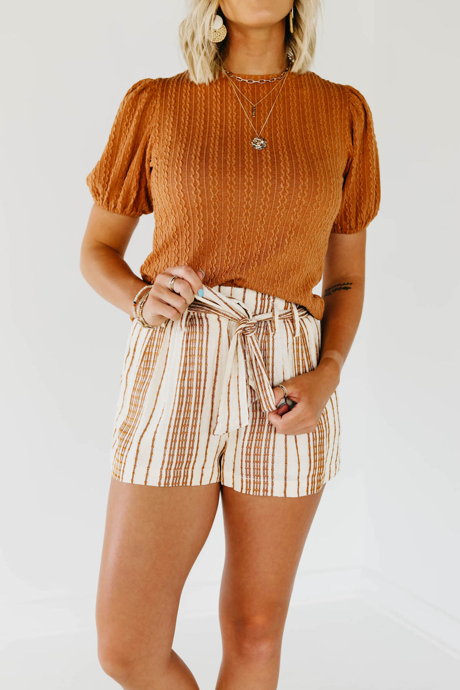 The Abigail Embroidered Shorts