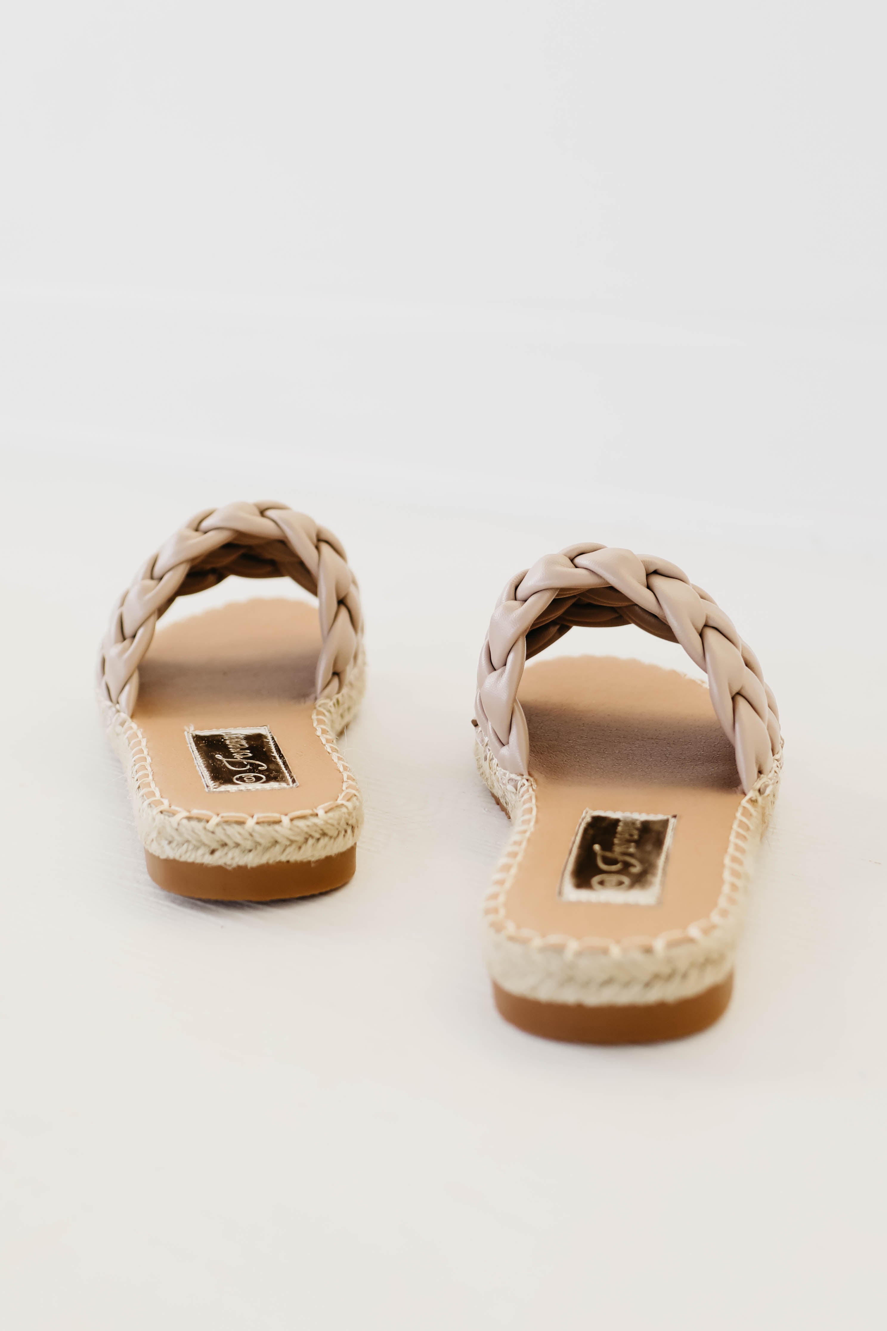 The Forever Woven Slide - Taupe