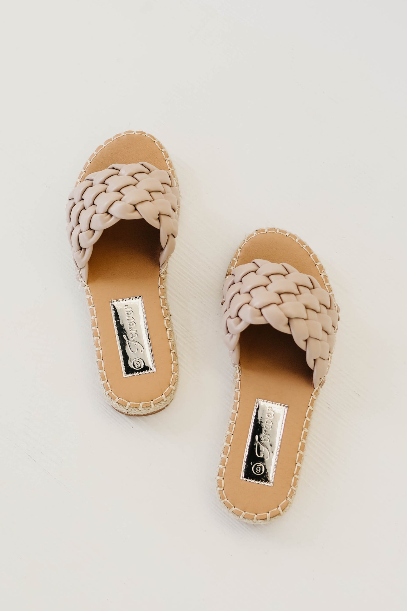 The Forever Woven Slide - Taupe