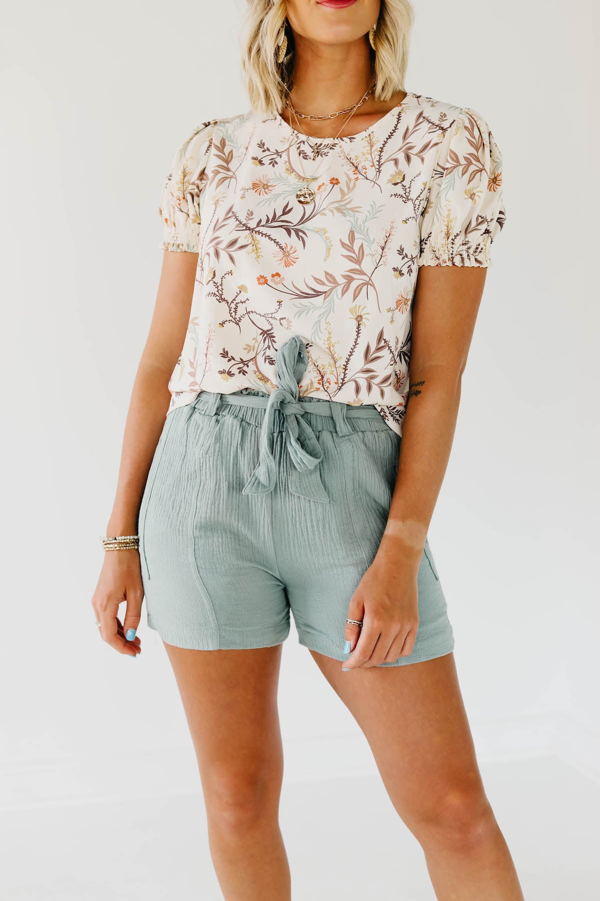 The Priscilla Paperbag Waist Shorts