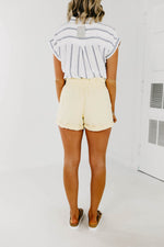 The Brett Tie Front Shorts