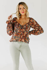 The Rae Floral Peasant Blouse