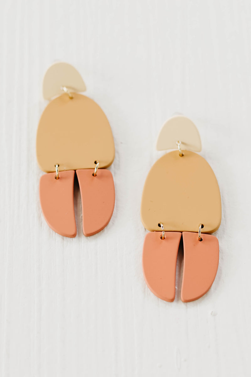The Paola Geo Drop Earring - FINAL SALE
