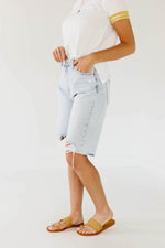 Vervet Denim | The Tammie 11" High Rise Bermuda Shorts - FINAL SALE