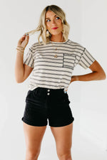 The Creed Striped Reverse Seam Pocket Tee