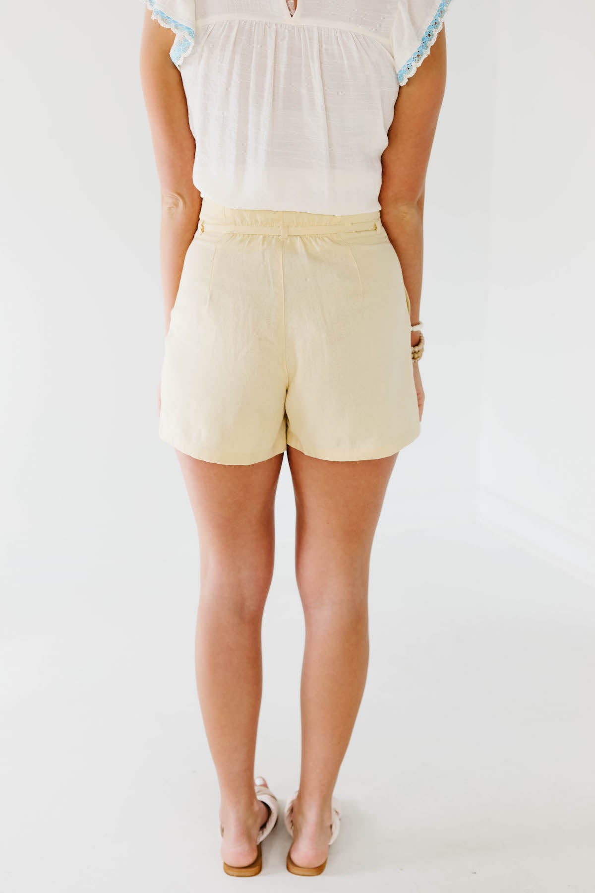 The Celeste Linen Shorts - FINAL SALE