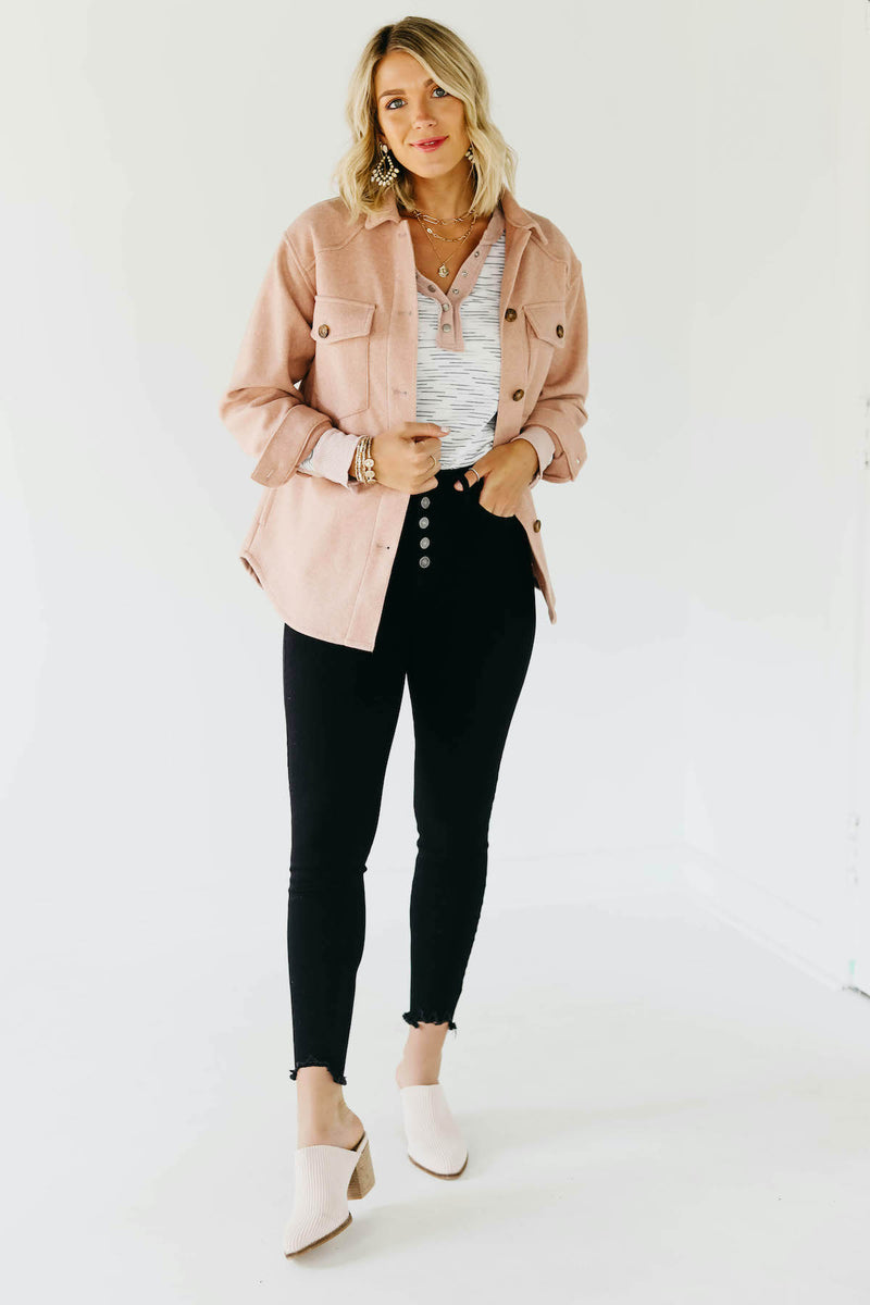 The Clayton Button Down Shacket