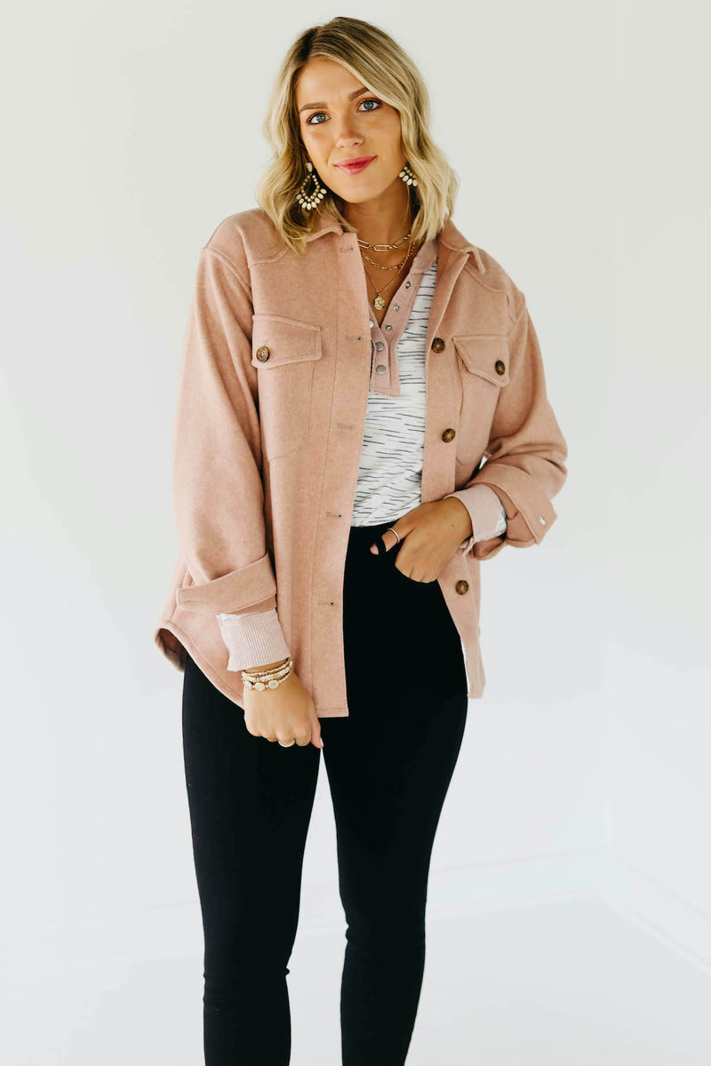 The Clayton Button Down Shacket