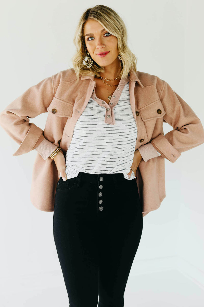 The Clayton Button Down Shacket