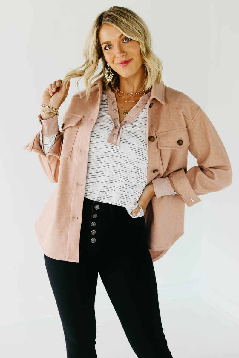 The Clayton Button Down Shacket