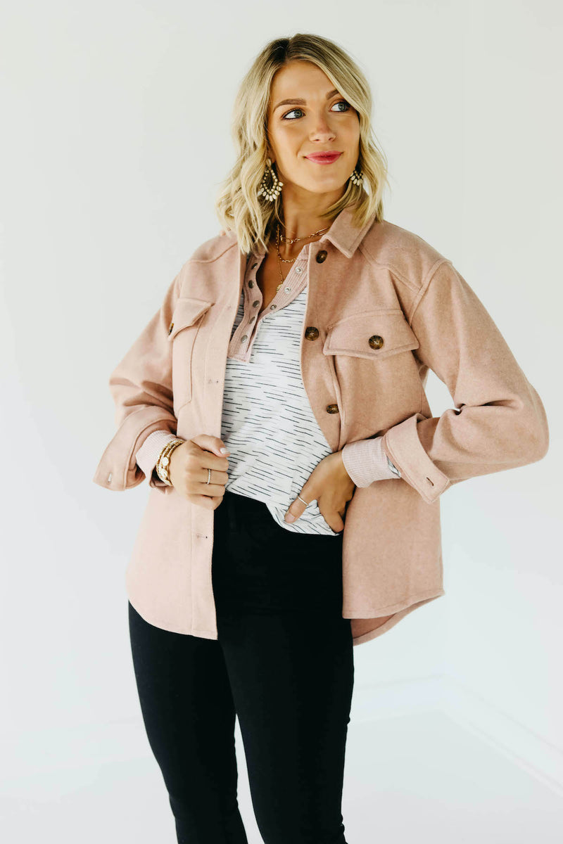 The Clayton Button Down Shacket