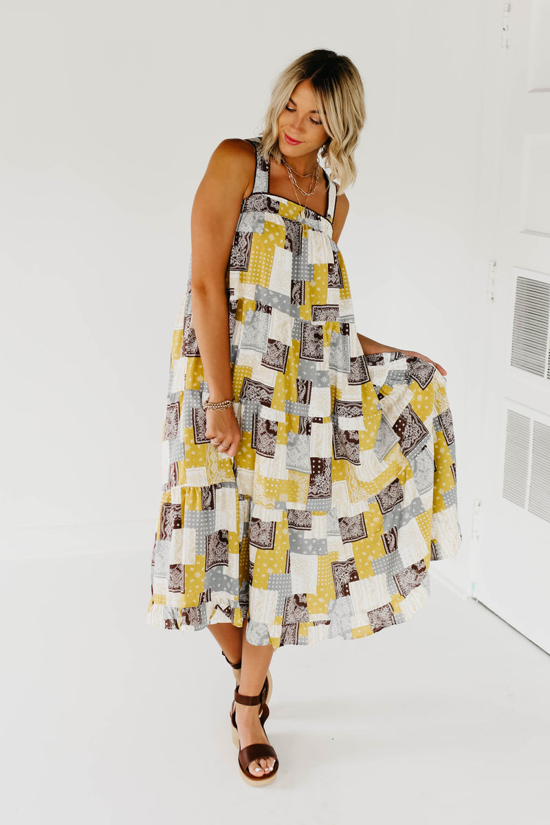 The Cynthia Patchwork Dress