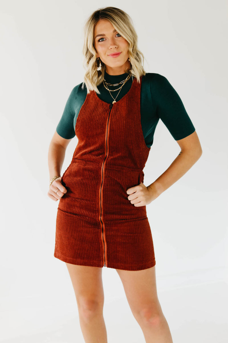 The Damian Corduroy Jumper Dress