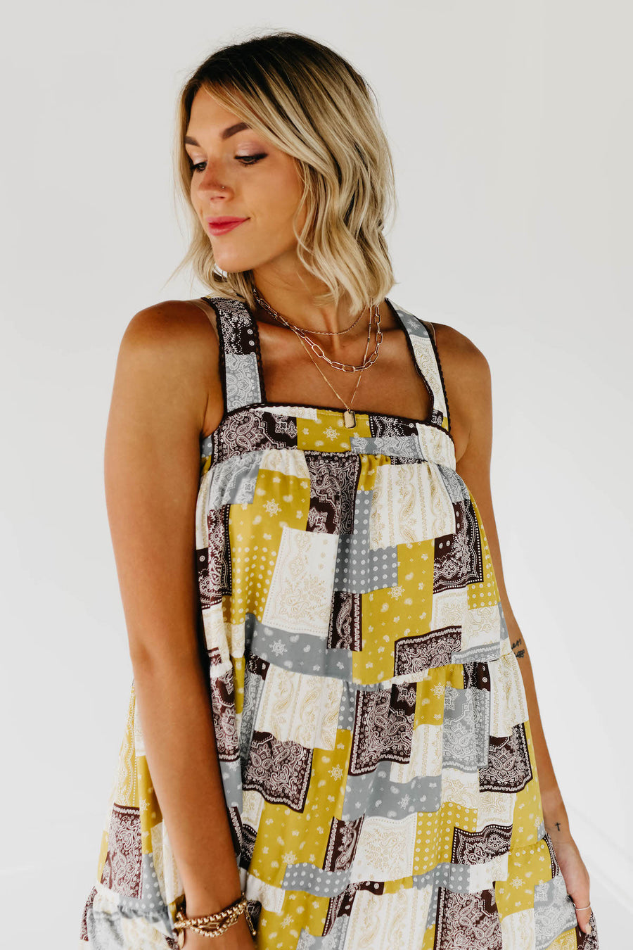 The Cynthia Patchwork Dress