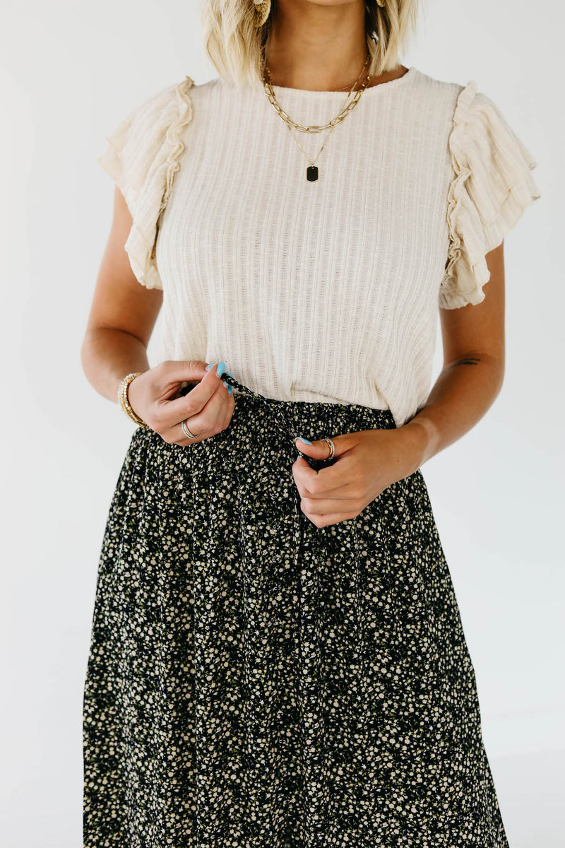 The Bash Front Slit Midi Skirt