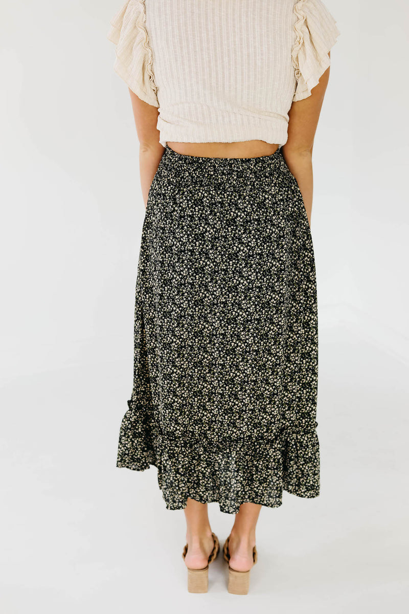 The Bash Front Slit Midi Skirt
