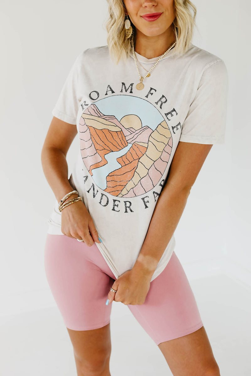The Roam Free Wander Far Graphic Tee