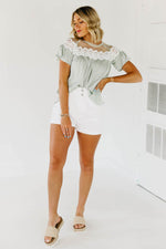 The Kami Lace Yoke Top