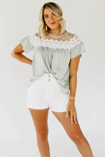 The Kami Lace Yoke Top