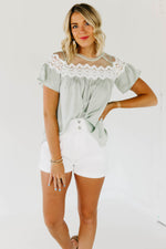 The Kami Lace Yoke Top