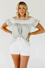 The Kami Lace Yoke Top