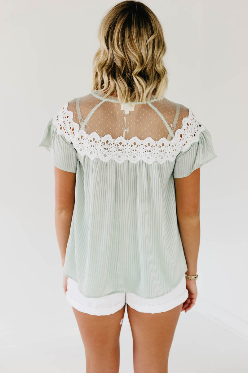 The Kami Lace Yoke Top