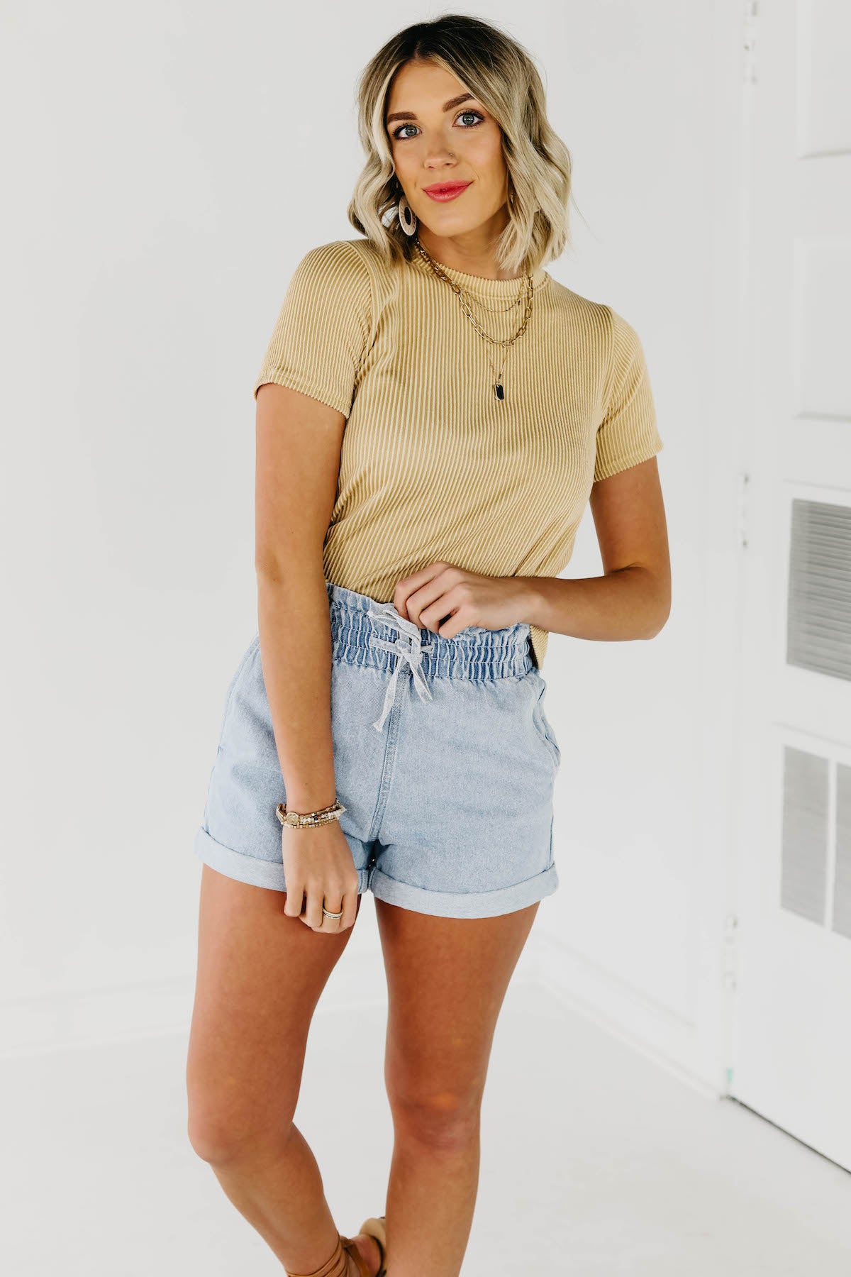 The Deesel Ribbed Tee | MOD Boutique