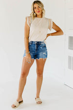 The Ashton Ruffle Sleeve Knit Top - FINAL SALE