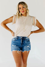 The Ashton Ruffle Sleeve Knit Top - FINAL SALE