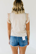 The Ashton Ruffle Sleeve Knit Top - FINAL SALE