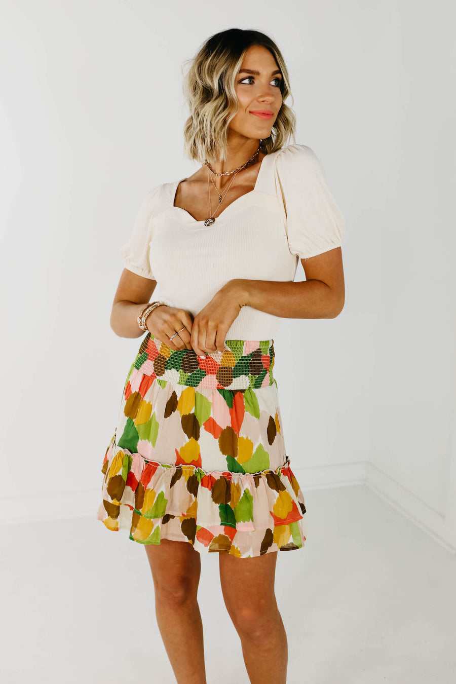 The Hannah Ruffle Skirt