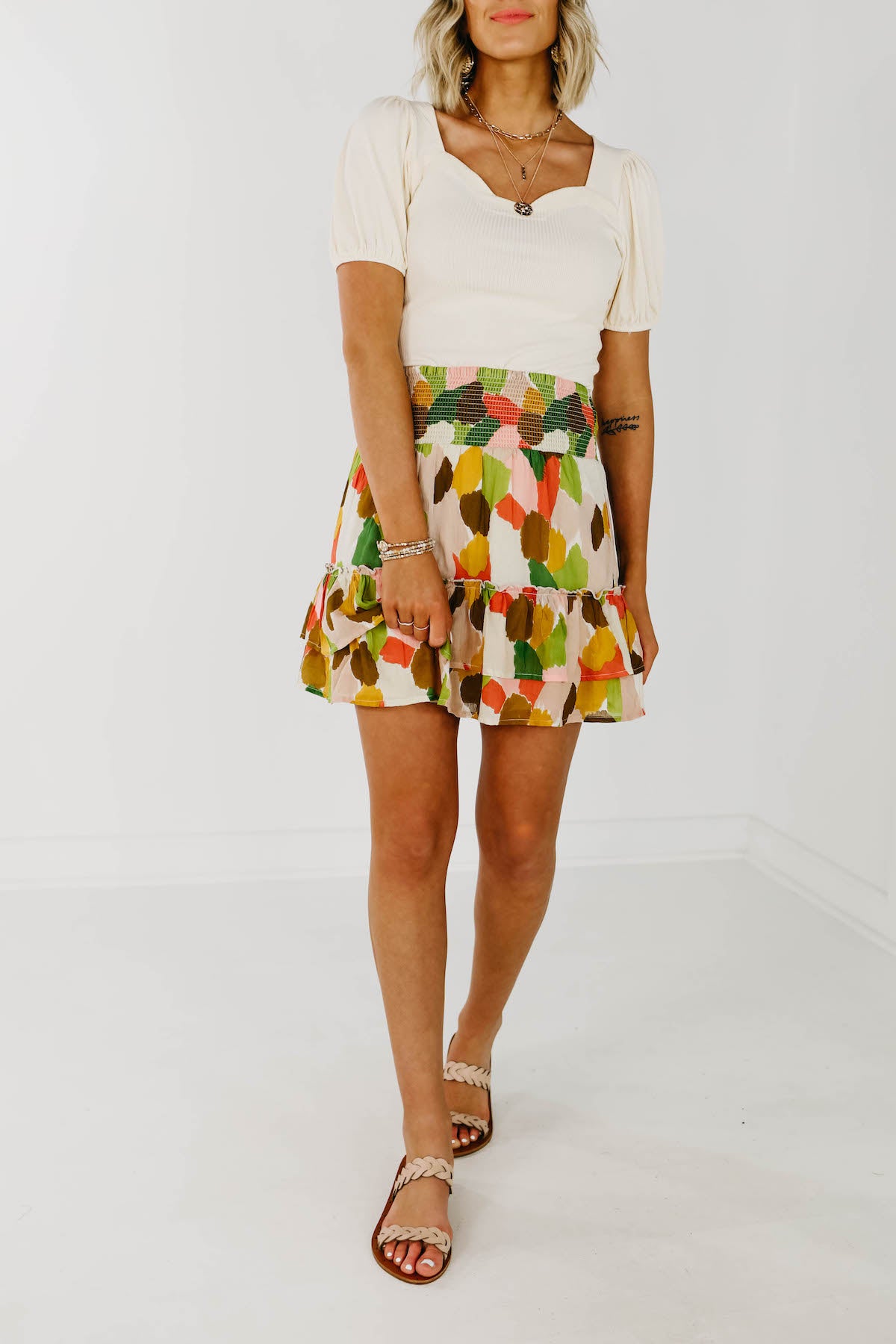 The Hannah Ruffle Skirt