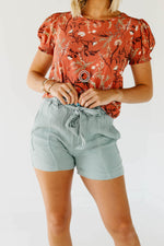 The Priscilla Paperbag Waist Shorts
