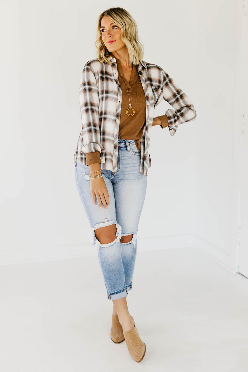 The Brittany Plaid Button Down Shirt